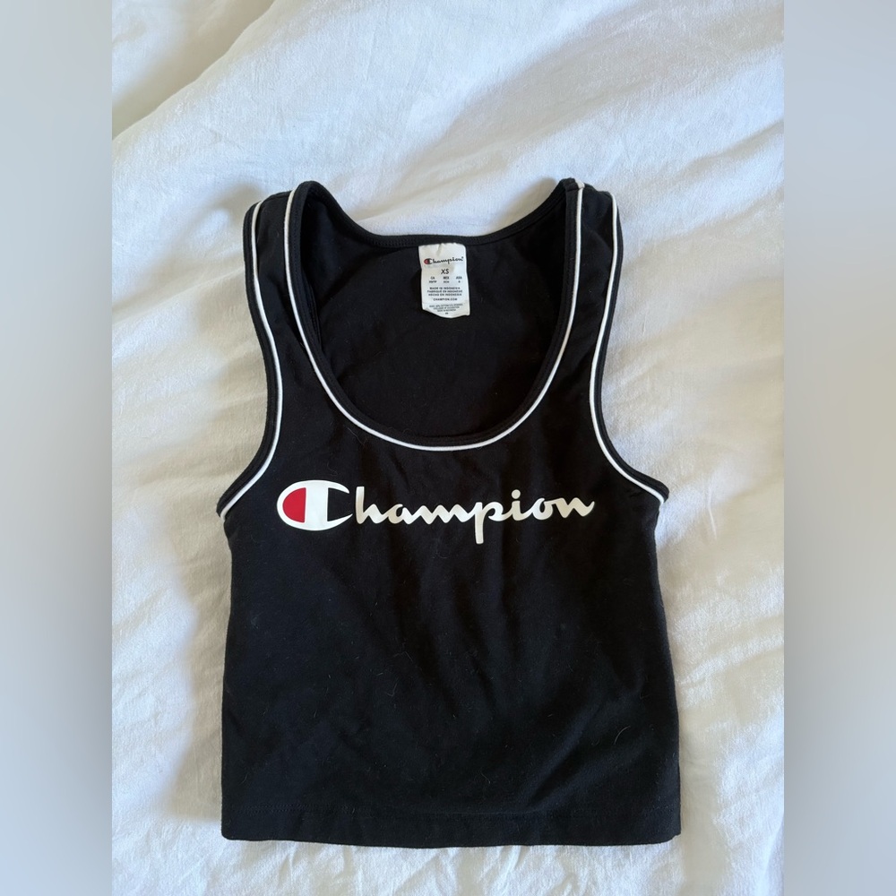 Champion Black Sleeveless Top